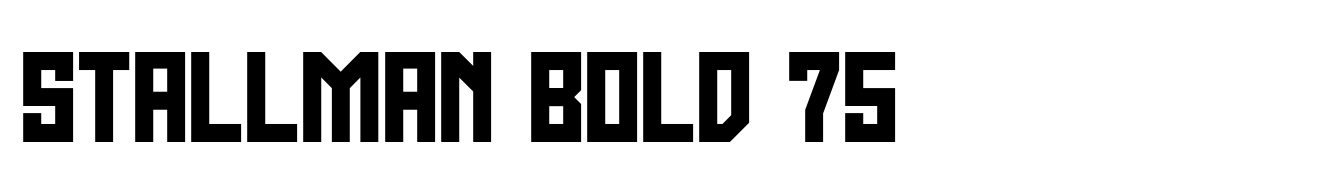 Stallman Bold 75